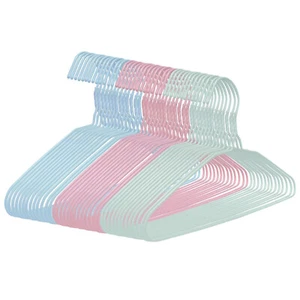 BABY CHILDREN KIDS METAL WIRE HANGERS CLOTHES CLOTH COAT HANGERS MULTICOLOUR 40X - Picture 1 of 8