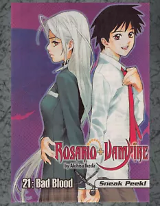 Rosario Vampire Bad Blood Sneak Peek Promo Druck Anzeige Vintage Art CA 2007 - Bild 1 von 1