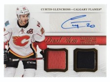 2013-14 National Treasures Hockey Dual Jersey Auto #DM-CG Curtis Glencross