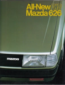1984 MAZDA 626 COUPE HATCH & SALOON Japanese 22p Brochure in English - Picture 1 of 5