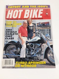 Hot Bike The Harley Davidson Enthusiasts Magazine October 1989 - Picture 1 of 1
