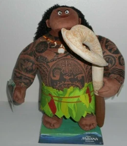 Just Play Moana Talking MAUI Peluche Grande Bambola Figura Fish Hook Disney Nuovo 15"  - Foto 1 di 6