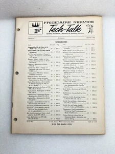 MANUAL FRIGIDAIRE TECH-TALK Varios Vol. 65 # 5 - Imagen 1 de 2