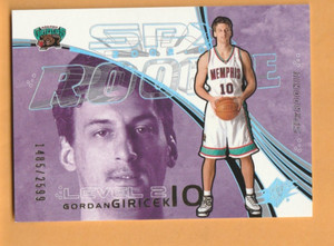 Gordan Giricek Memphis Grizzlies 2002-03 SPx #146 RC /2599 3F