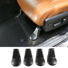Black Abs Car Seat Bracket Stand Protective Cover Caps For Toyota Tundra 2014-21