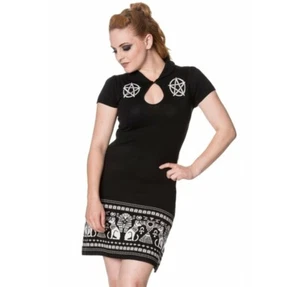 Turismo Okkultes Pentagramm Strickkleid S Mod Süß Banned - Bild 1 von 7