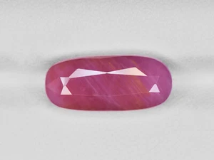 IGI Certified GUINEA Ruby 10.36 Cts Natural Untreated Pinkish Red Oval - Picture 1 of 4