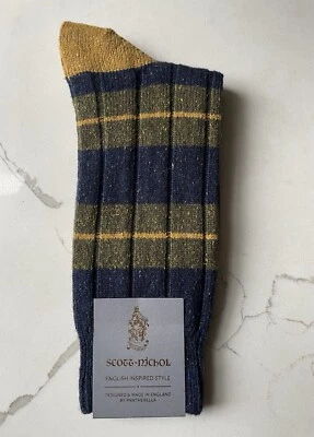 PANTHERELLA Men's English Inspired Style "Bayfield" Wool Socks - Image 1 of 4