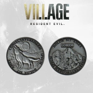 Resident Evil Village Collectible Coin Münze Nur 9995 Weltweit Fanattik NEU& RAR - Bild 1 von 4