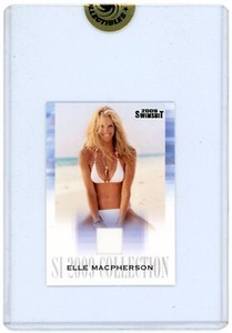 ELLE MacPHERSON 2009 SPORTS ILLUSTRATED SI SWIMSUIT #EM/M BIKINI RELIC CARD