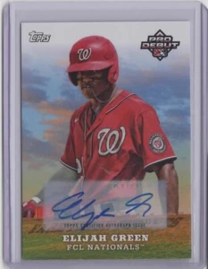 2023 Topps Pro Debut Farm Fresh Futures Autographs #FF4 Elijah Green 24/50 - Picture 1 of 2