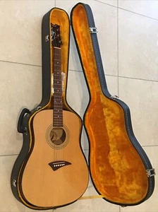 Dean AK48PK Tradition  Acoustic  Guitar Gloss Natural Right Hand With Hard Case - Picture 1 of 12