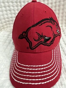 Arkansas Razorbacks NCAA by Signatures Red Baseball Hat Adjustable Back Sizing - Picture 1 of 3