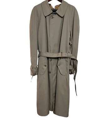 Christian Dior Monsieur Men’s Size 46R  Trench Coat 100% Wool Beige New - Image 1 of 4