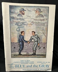 1950 Blue Gray Game Program. NCAA Football. December 30, 1950. Montgomery, AL - Picture 1 of 3