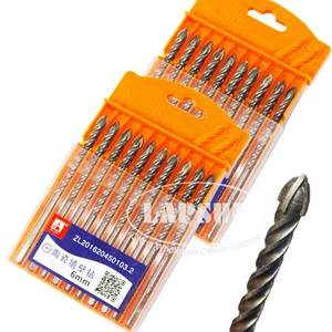 6-12mm Tungsten Carbide Drill Bit Set Cross Spear Point Wall Ceramic Tile Glass - Picture 1 of 5