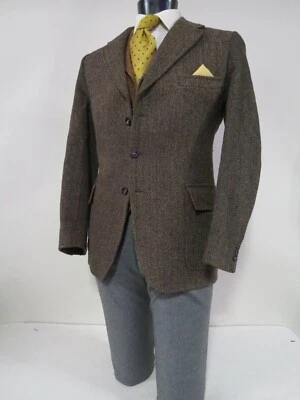 Gorgeous VTG  Eddie Bauer Union made USA Harris tweed Scotland sport coat 42 R - Image 1 of 4