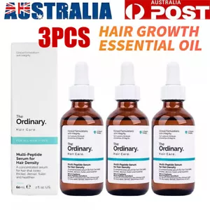 3X The Ordinary Multi-peptide Serum Density Hair Loss Care Liquid 60ML Men Women - Picture 1 of 17