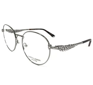 Judith Leiber Eyeglasses Frames Sunglasses Demure Sun Wood Silver 54-19-145 - Picture 1 of 13