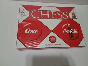 Coca Cola Coke Chess Set Game Collector's Edition 2002 Holiday Christmas Sealed - Picture 1 of 4