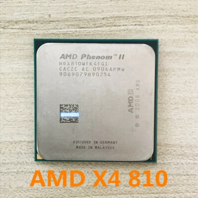 AMD Phenom II X4 810 CPU Quad-Core 2.6 GHz 4M 95W Socket AM3 Processors - Image 1 of 3