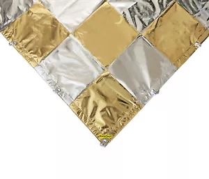 12'x12' 12x12 piedi 3,6x3,6 m riflettore scacchiera argento e oro farfalla - Foto 1 di 5