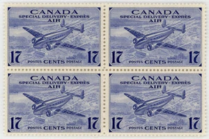 Canada Scott #CE2 Bloque de 4 | Como Nuevo NH | XF Extra Fino - Imagen 1 de 2