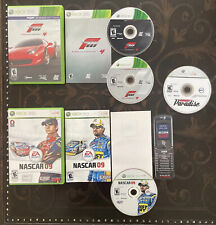 Lot de course automobile Xbox 360 NASCAR 09 Forza Motorsport 4 CIB & BURNOUT PARADISE disque