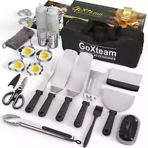 GoXteam Accessories Kit, 30PCS Griddle Grill Tools Set for Blackstone/Camp - Picture 1 of 7