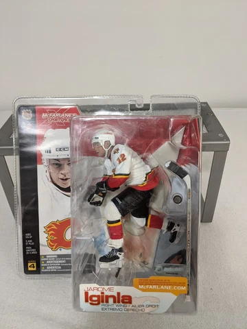 McFarlane's Sportspicks NHL Jarome Iginla Calgary Flames White Jersey NIB Cover