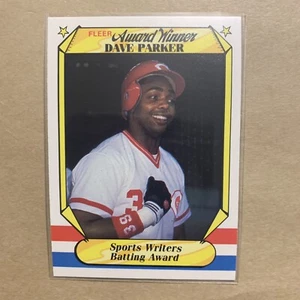 1987 Fleer Award Winners #27 Dave Parker - Picture 1 of 2