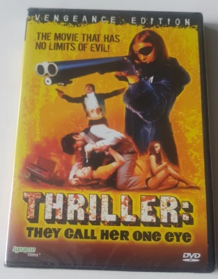 Thriller They Call Her One Eye Christina Lindberg DVD Synapse OOP SEALED - Image 1 of 4