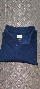 Greg Norman Play Dry Blue Long Sleeve Pullover Golf Shirt Size Medium - Picture 1 of 9