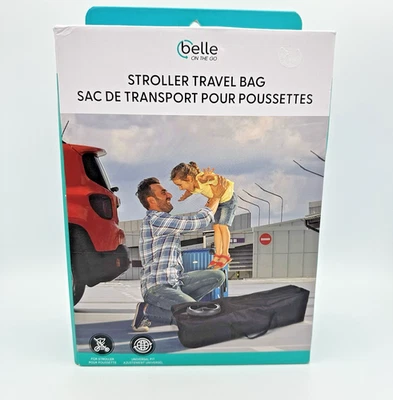Belle On The Go Stroller Travel Bag Black Universal Fit Water Resistant - Image 1 of 4