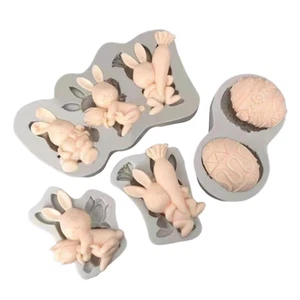 Set of 2 Silicone For Molds for Chocolate Cake and Candle Making Tasks - Bild 1 von 27