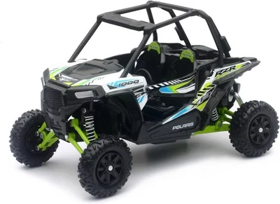 Polaris RZR XP1000 1:18 White Lightning Side by Side  New Ray Toy Model 57593C - Image 1 of 2