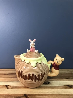 Disney Japan Winnie The Pooh Tea Pot; Can Be Used For Hot Beverages - Image 1 of 4