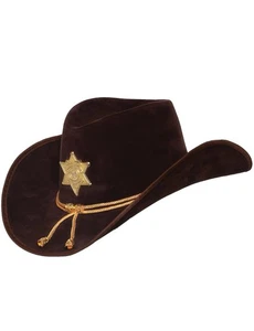 Sombrero de sheriff - adulto - envolturas inferiores - Imagen 1 de 2