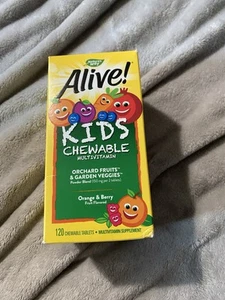 Nature's Way Alive! Children's Chewable Multi-Vitamin Orange Berry 120 Tabs - Picture 1 of 4