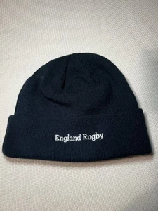 England Rugby Navy Strickmütze Rose Logo bestickt. Warm Sports Team Outdoor - Bild 1 von 5