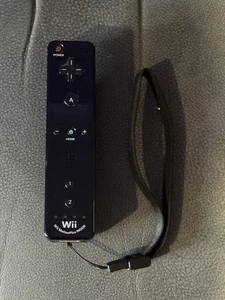 Official Nintendo Wii MotionPlus Inside Black Controller - Picture 1 of 4