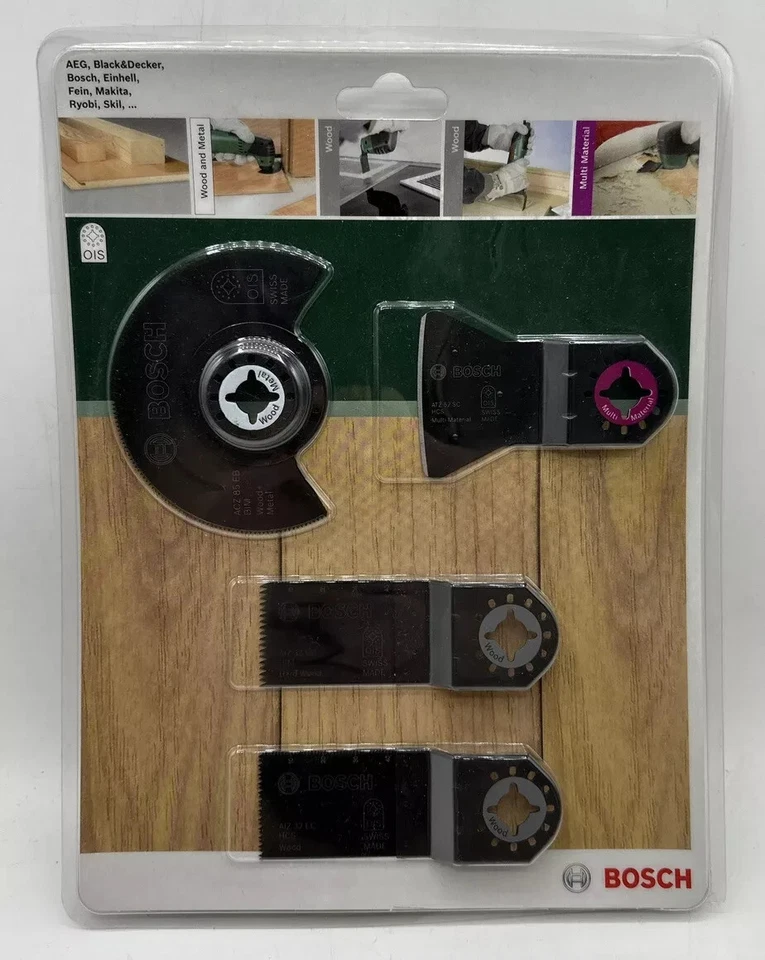 Bosch 4tlg. Set Holz  Multifunktionswerkzeuge Multimaster, OIS-Aufnahme - Bild 1 von 1
