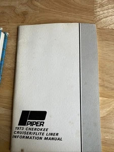 PIPER CHEROKEE Cruiser Flite Liner Information Manual PA-28-140 - Imagen 1 de 12