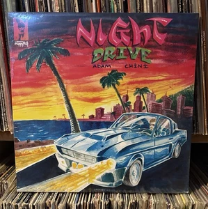 Adam Chini *Night Drive* Sealed NM LP Happy Milf Records 2018 funk boogie - Picture 1 of 2