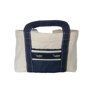 Yachtwear Research Inc YRI Blue Whale Print Coastal Sailing Tote Bag - Picture 1 of 16