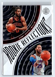 2019-20 Panini Illusions Rookie Reflections #13 Derrick Rose/Coby White RC Bulls - Picture 1 of 2