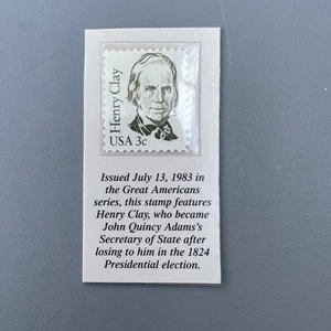 1983 USA 3 cents Henry Clay cream stamp - MNH - Picture 1 of 1