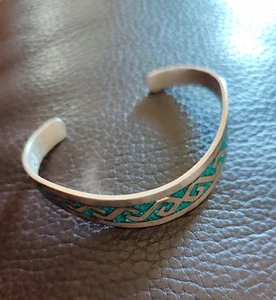 Bracciale In Argento E Turchese - Foto 1 di 6