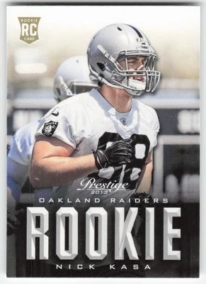 2013 Panini Prestige #273 Nick Kasa Oakland Raiders Rookie FBRS8 - Image 1 of 2