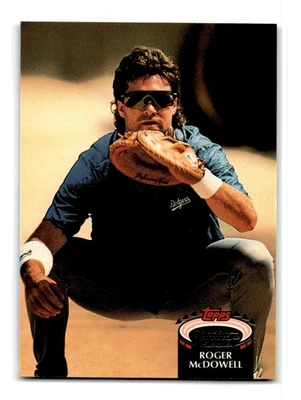 Roger McDowell 1992 Stadium Club #804b Los Angeles Dodgers Mint - Image 1 of 2